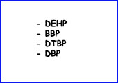 -DEHP,BBP,DTBP,DBP